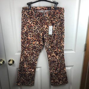 Adriano Golschmied Jodi Cropped Leopard Mob Wife